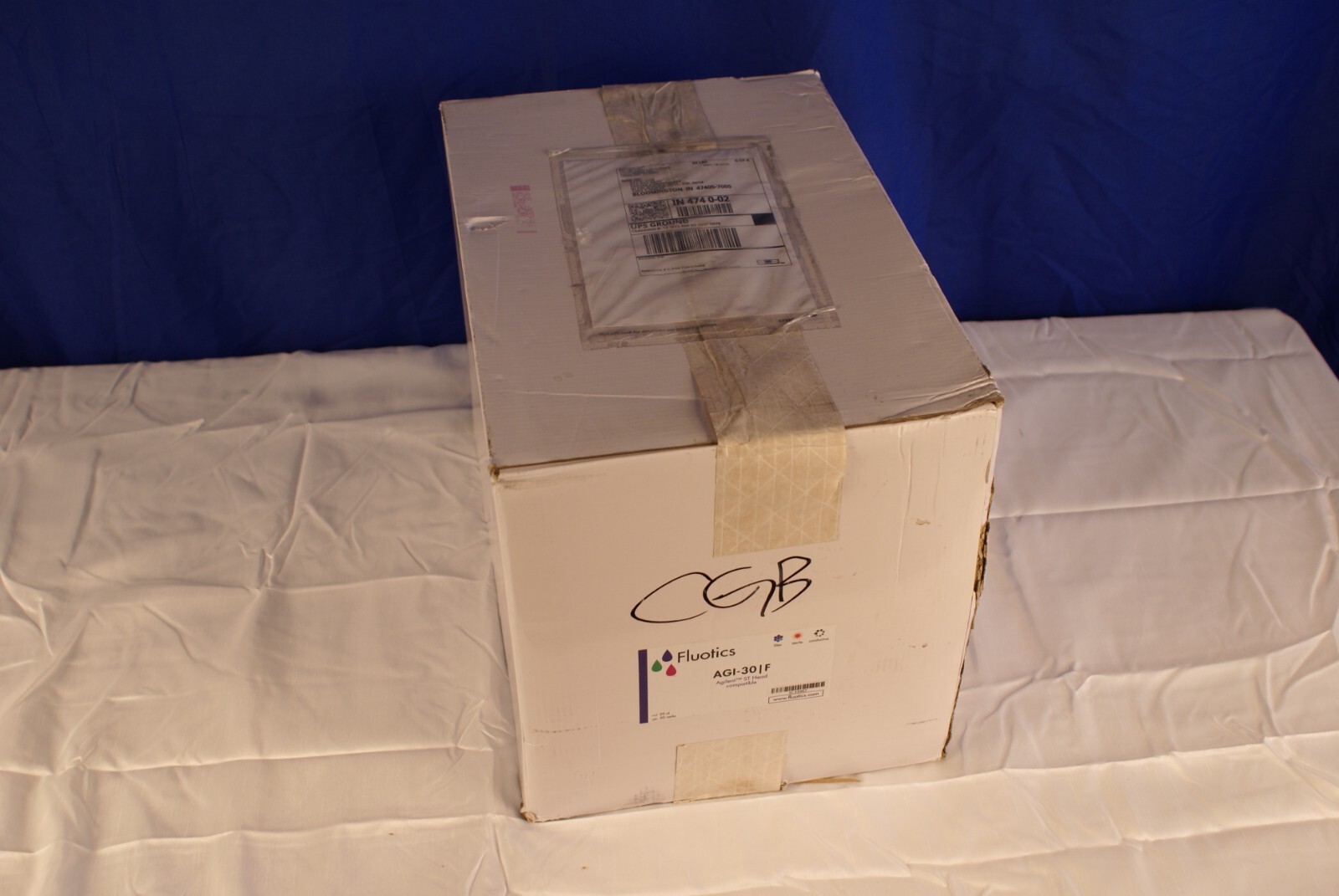 FLUOTICS 20μL Robotic Pipette Tips Agilent Filter Sterile AGI-30.F (19,200/Cs)