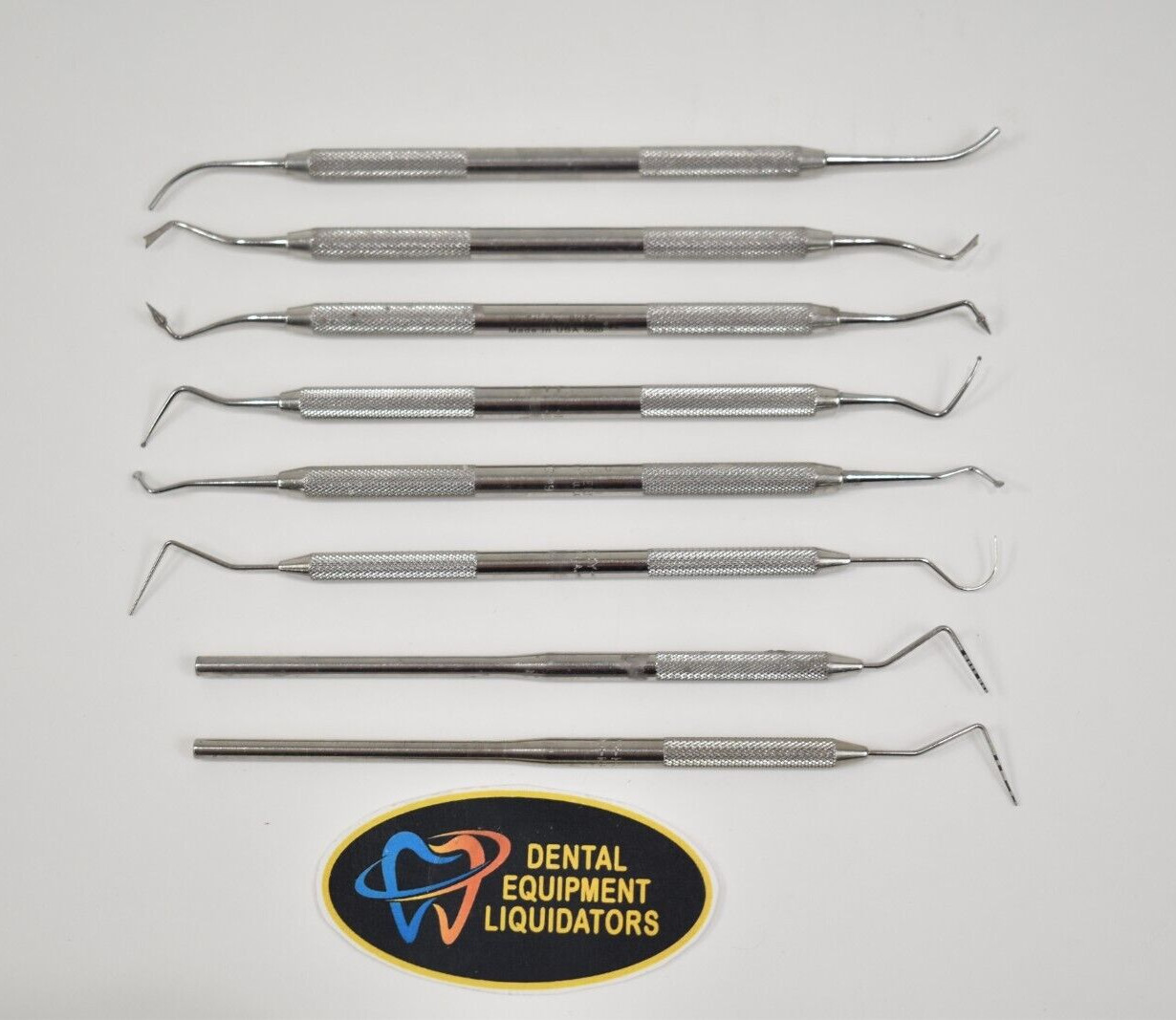 Set of 8 Hu-Friedy Dental Instruments Various Models/Types & Uses