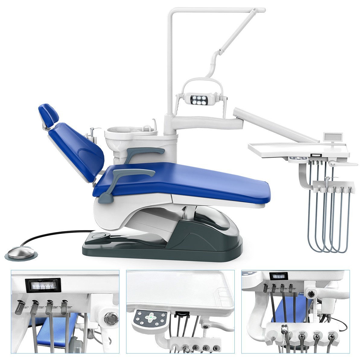FDA Dental Unit Chair Computer Control /22L Autoclave Steam Sterilizer Class B