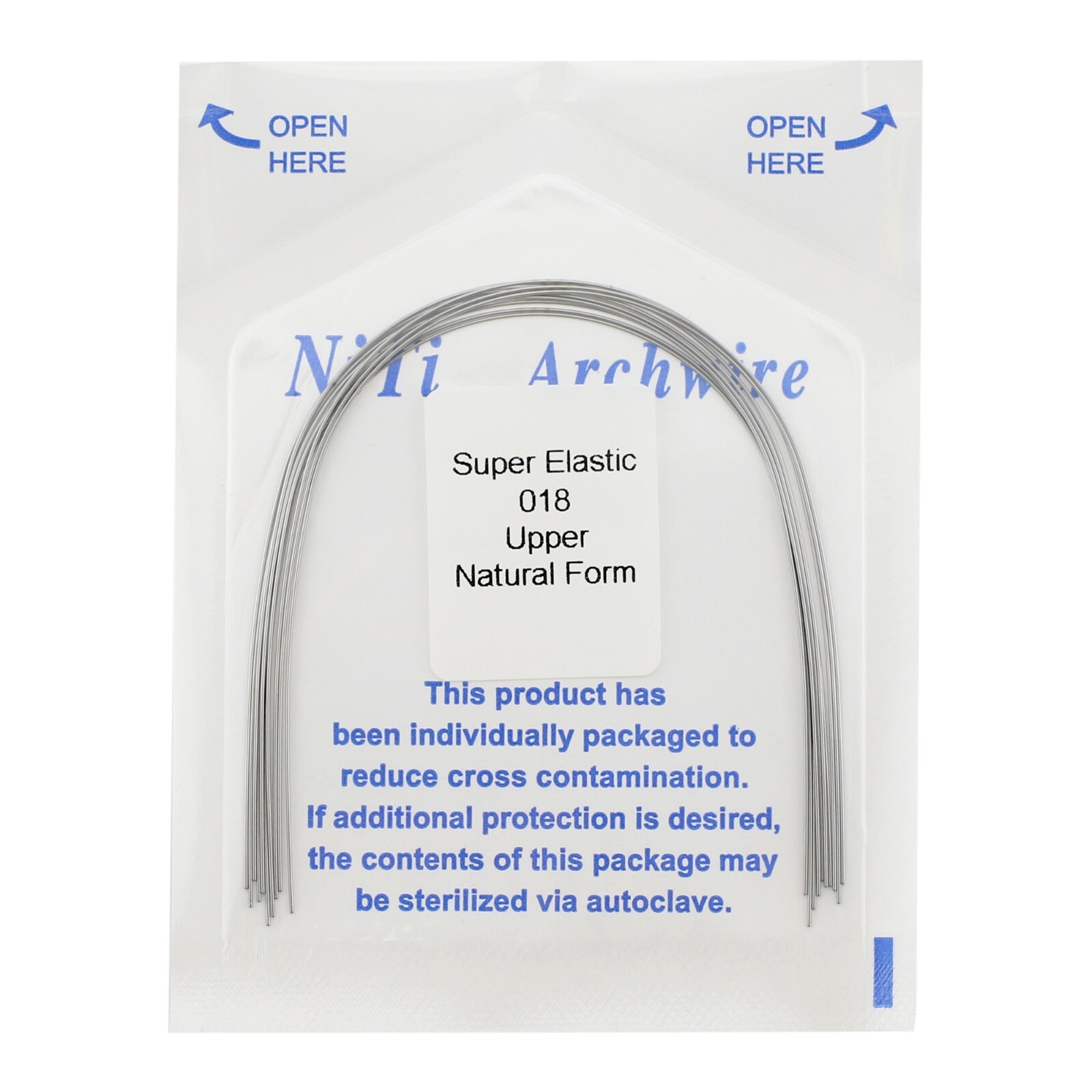 100PCS Dental Orthodontic Niti Arch Wire Natural Form Arches Round Rectangular