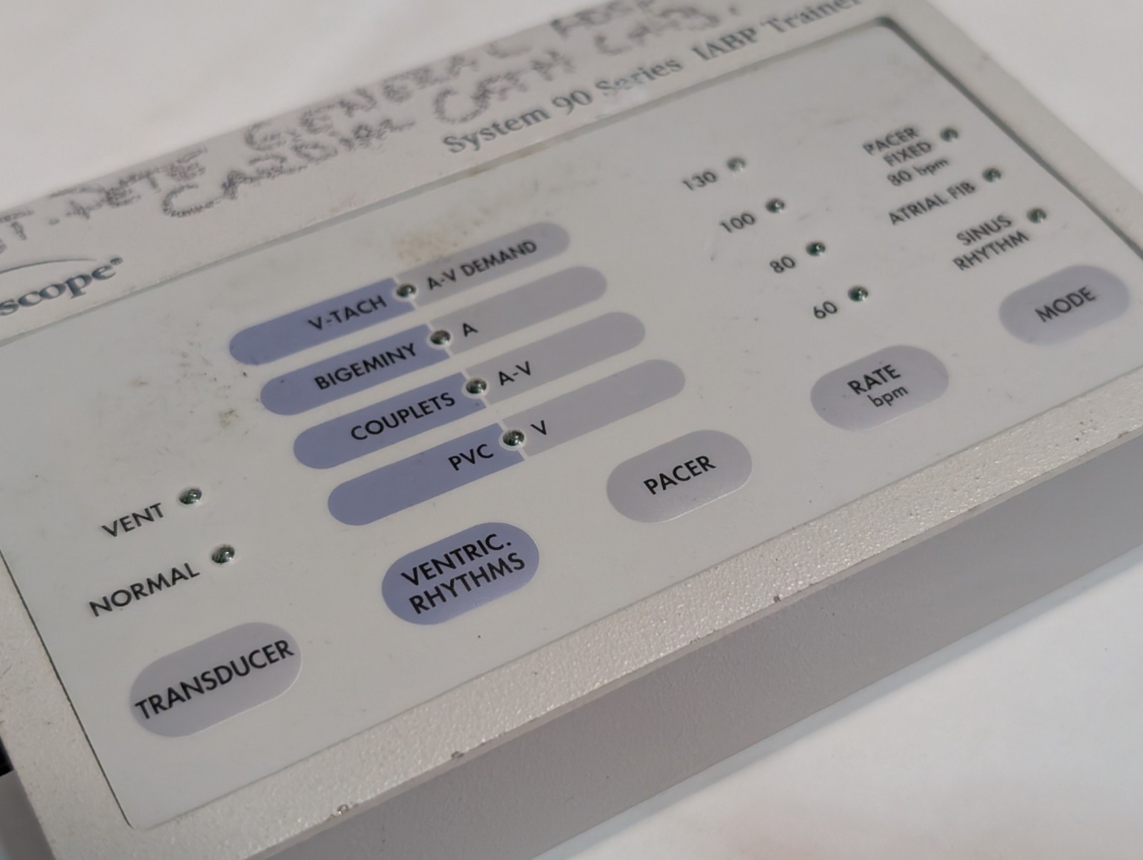 Datascope 0998-00-0445 System 90 IABP Trainer ECG/Pressure simulator, as shown