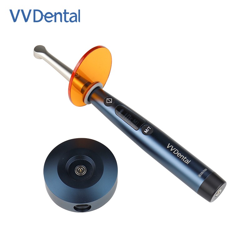 Dental Wireless Cordless LED Curing Light 3100mW Resin Cure Lamp Tooth Whitening
