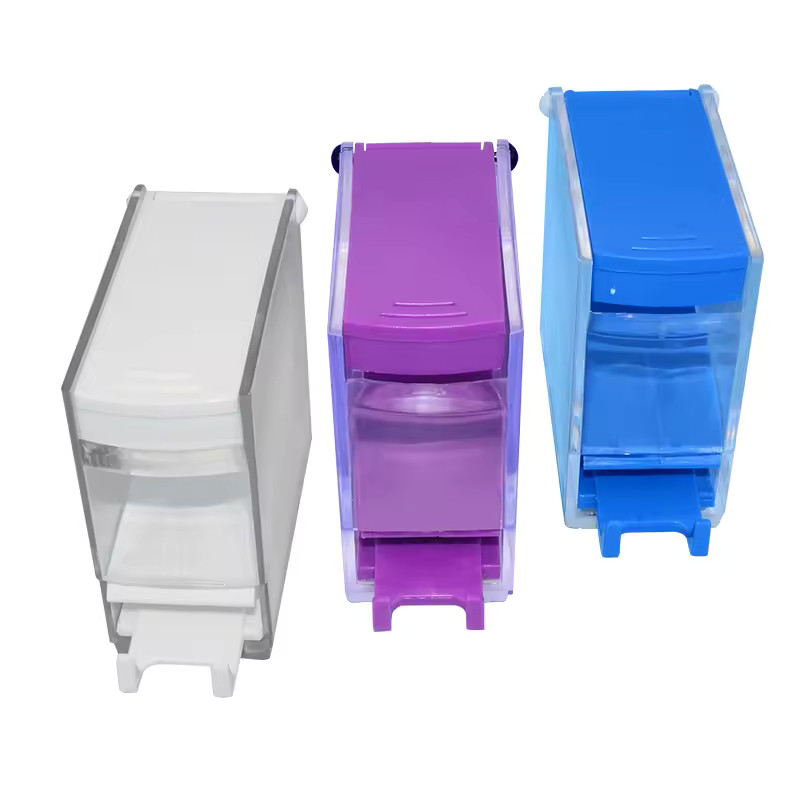 Cotton Roll Dispenser Holder Press Type Box NEW