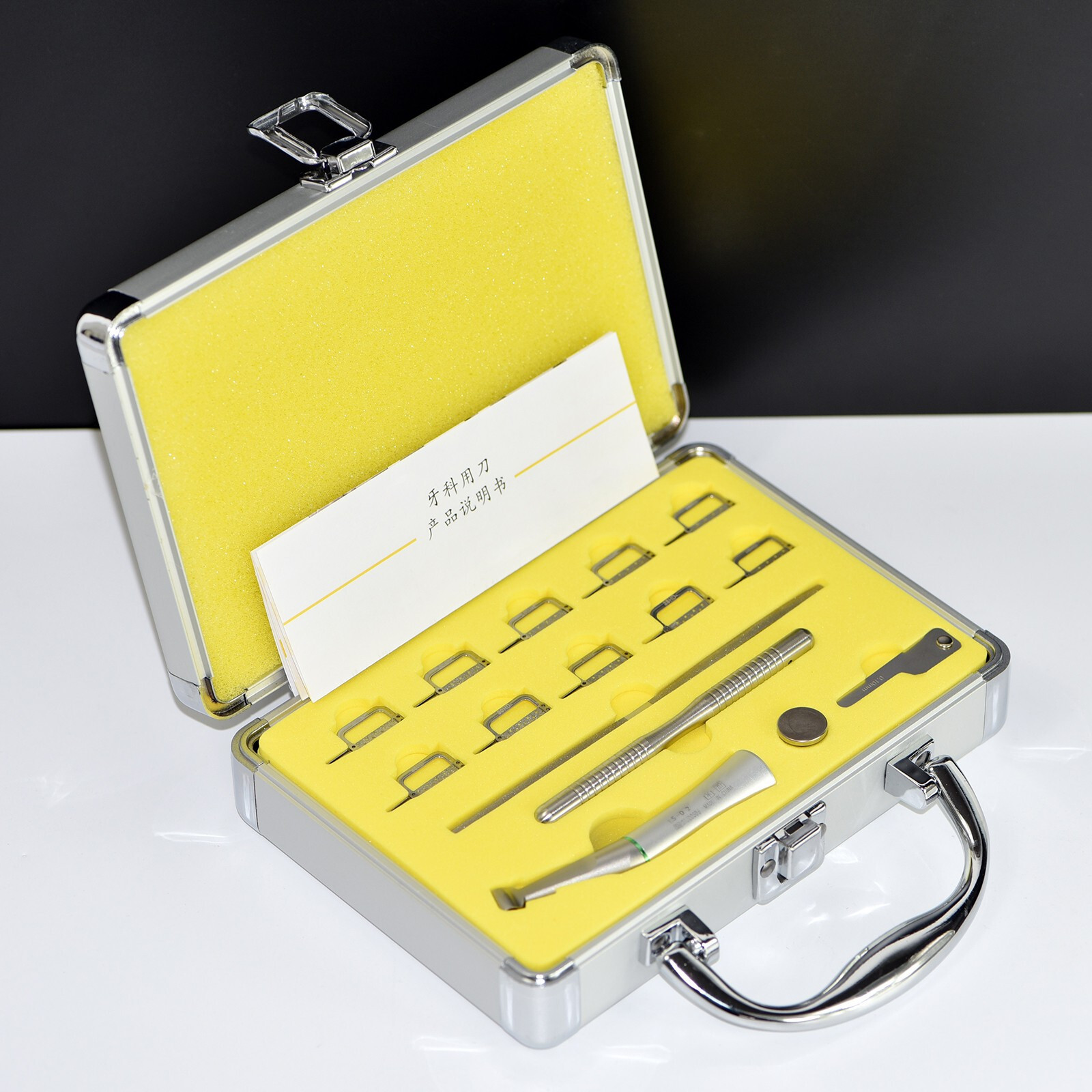 Pro Dental Reduction 4:1 Interproximal Stripping Contra Angle Handpiece IPR Kit
