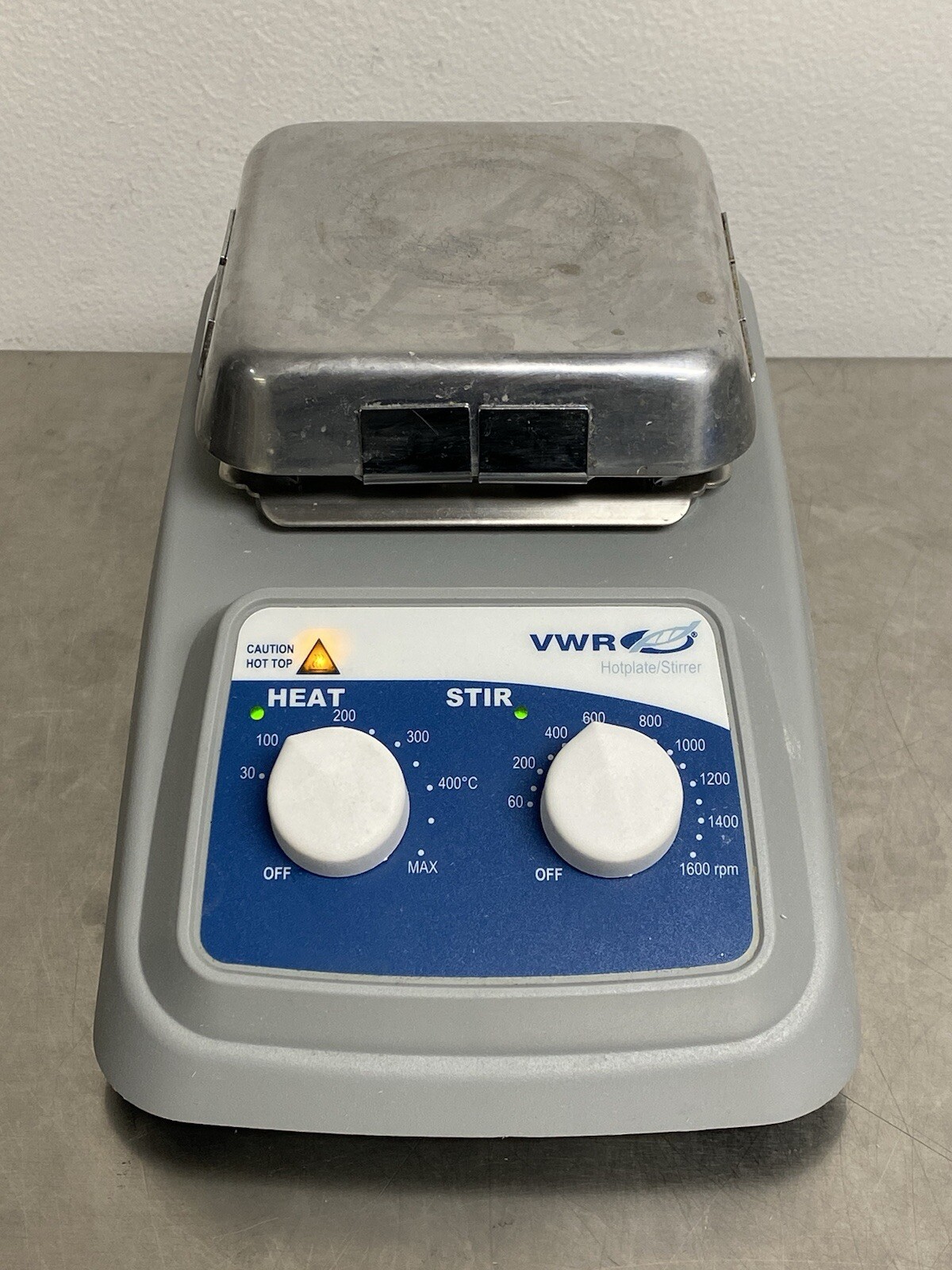 VWR Scientific 97042-598 4×4 Aluminum Std Hotplate Stirrer Tested w/ Warranty