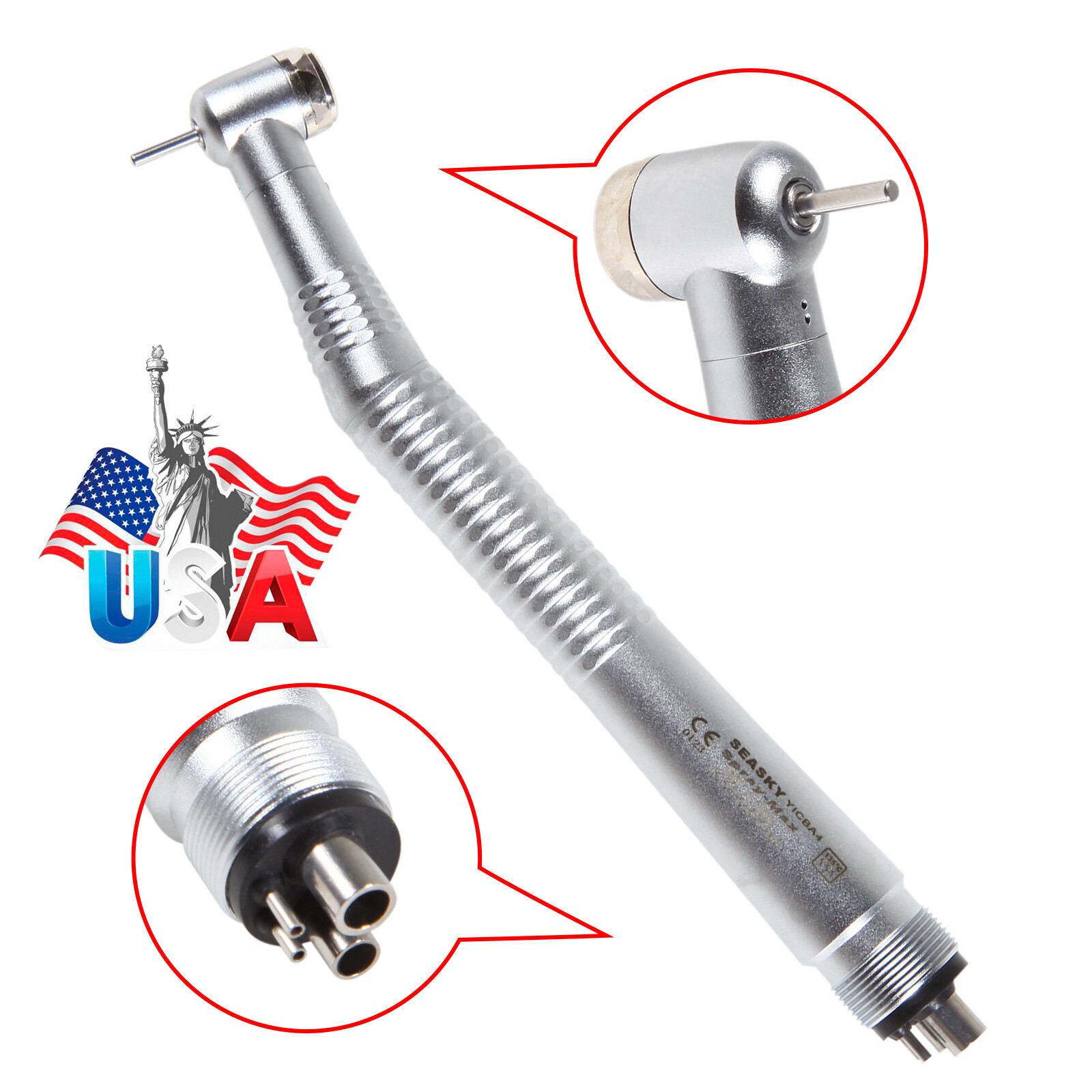 NSK PANA MAX Style Dental High Speed Handpiece Push Button 2/4Hole Air Turbine