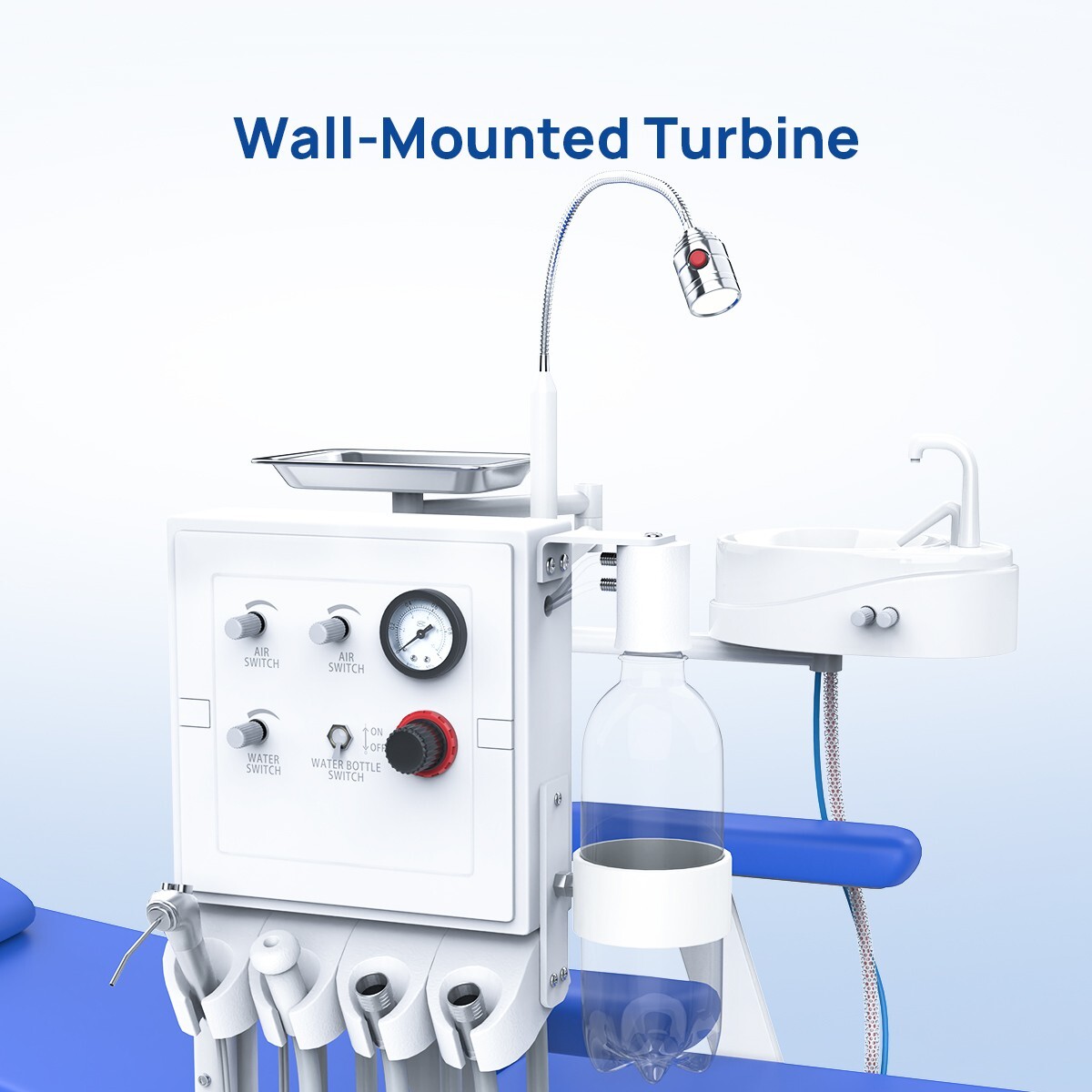 Dental Unit Chair Computer Controlled DC Motor/Portable Dental Chair PU Leather