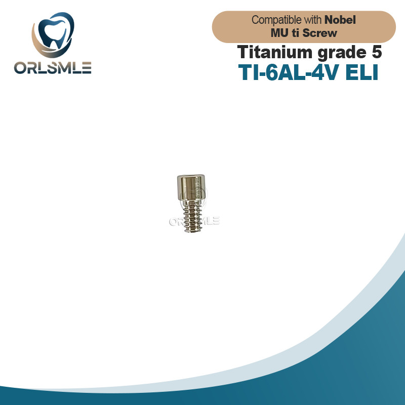 10/15/20/30/50/100 pcs Ti abutment screw MU Ti Screw fit to Nobel Biocare M1.4
