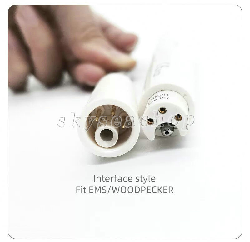 SK-E1 Dental Ultrasonic Scaler with 2*Bottles fit Woodpecker EMS Handpiece Tips