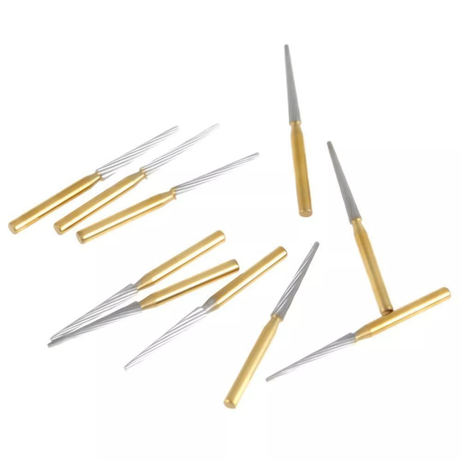 10 Dental Orthodontic Debonding Carbide Burs Finishing Taper FG8104 Remove Resin