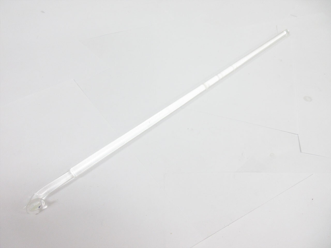 CHEMGLASS CG-2079-01 STIRRING SHAFT 10mm POLISHED BUTTON STYLE 445mm OAL