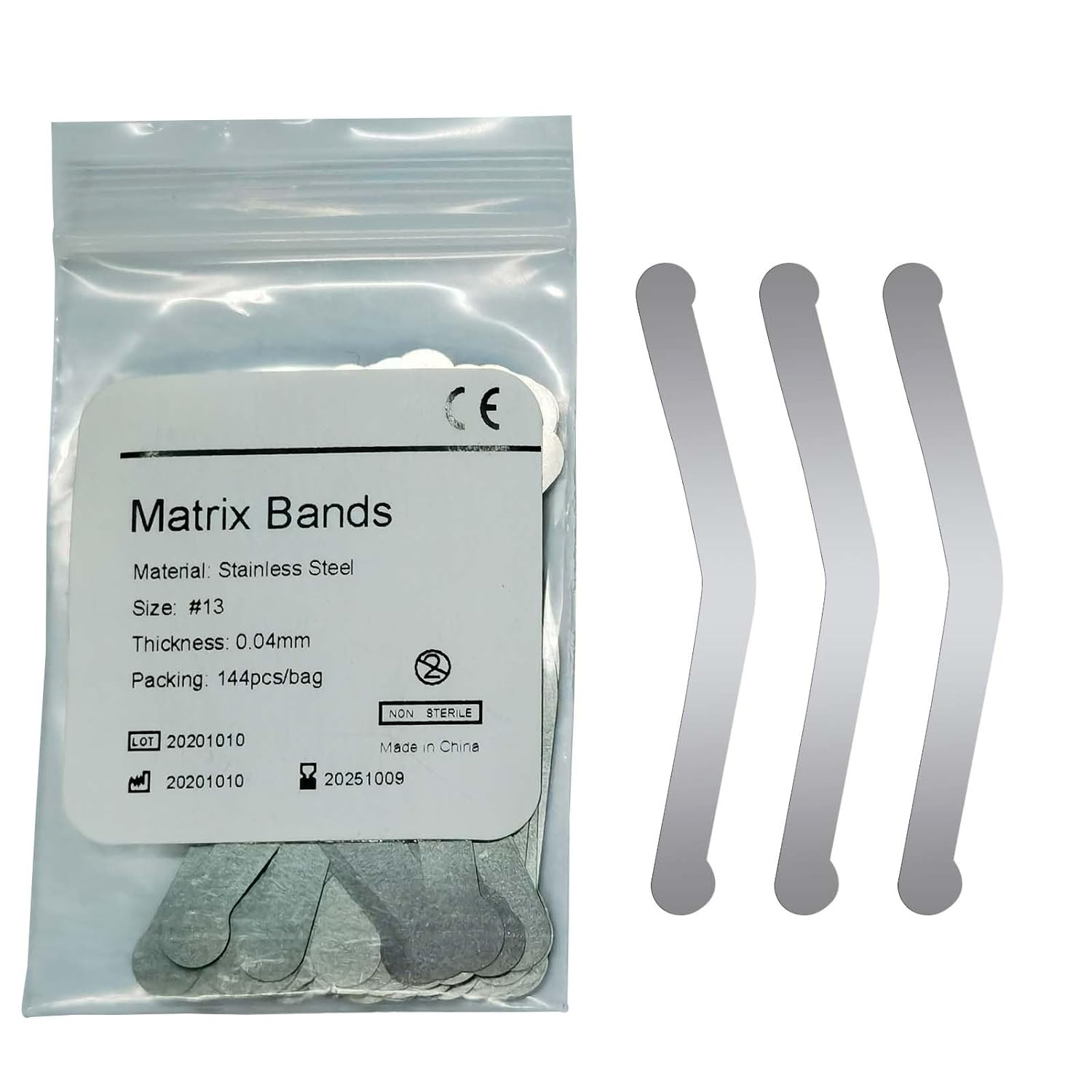 144x Matrix Band Tofflemire Type #1 .0001 .0002 #2 .0015 #3 #13 MOD Wide/Narrow