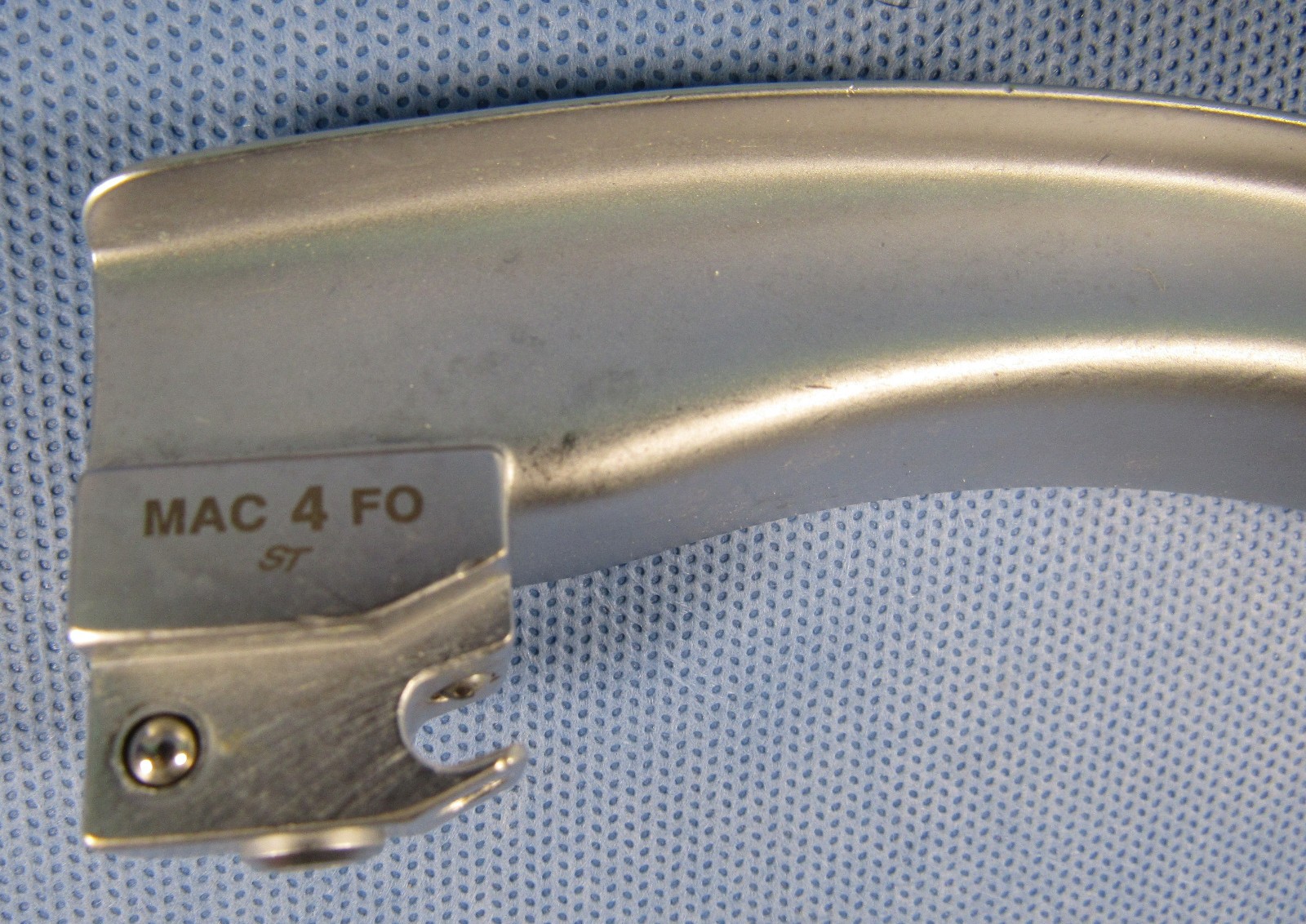 Propper MAC MacIntosh 4 Fiber Optic FO/ST Laryngoscope Blade Steel Germany Works