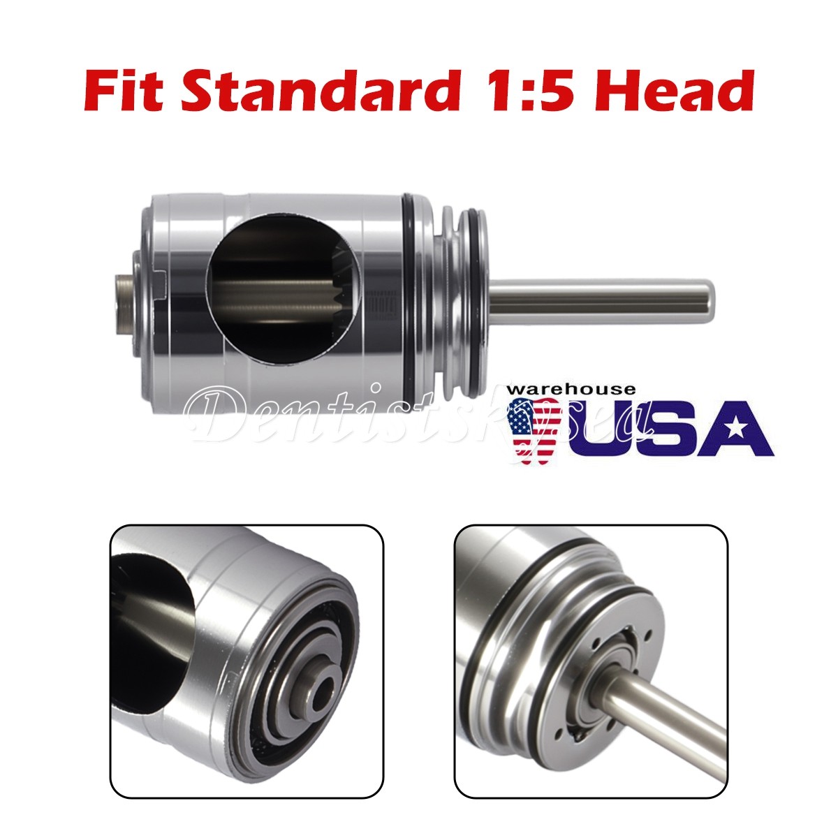 Cartridge Rotor Autochuck Dental Fit Standard Head 1:5 Increasing Handpiece