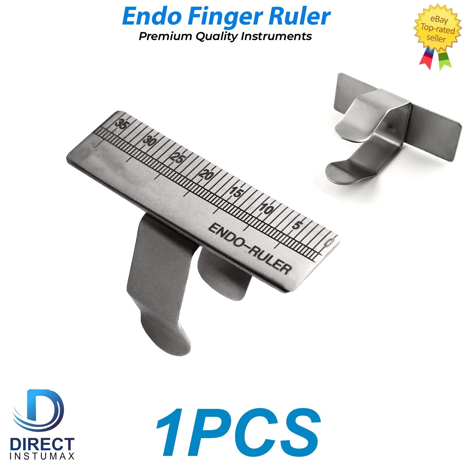 Dental Endo Finger Ruler Measuring Gauge Span Endodontic Scale Measure Ring