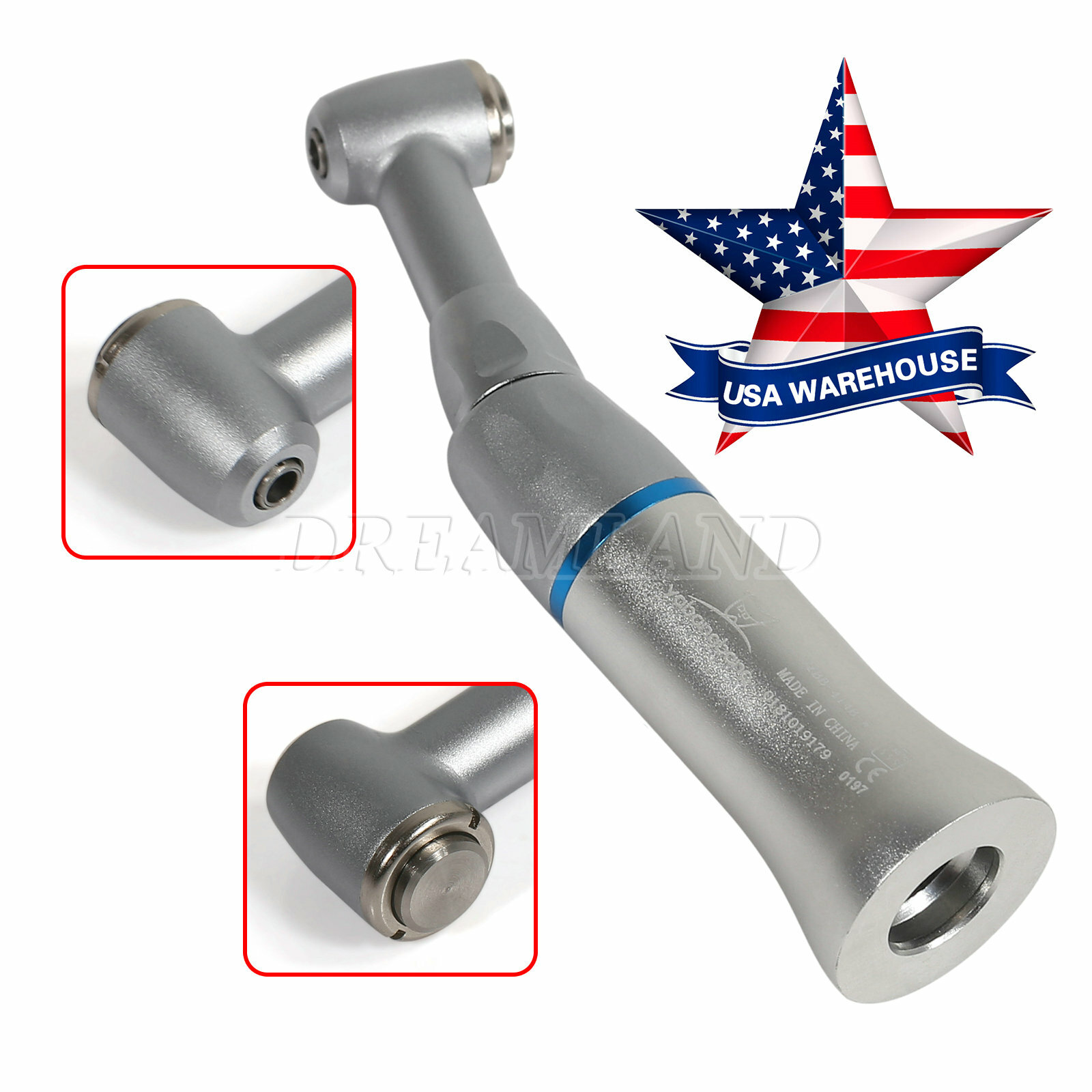 Low Speed Contra Angle Handpiece fit NSK E-type Motor 135°C Autoclave wl# Dental