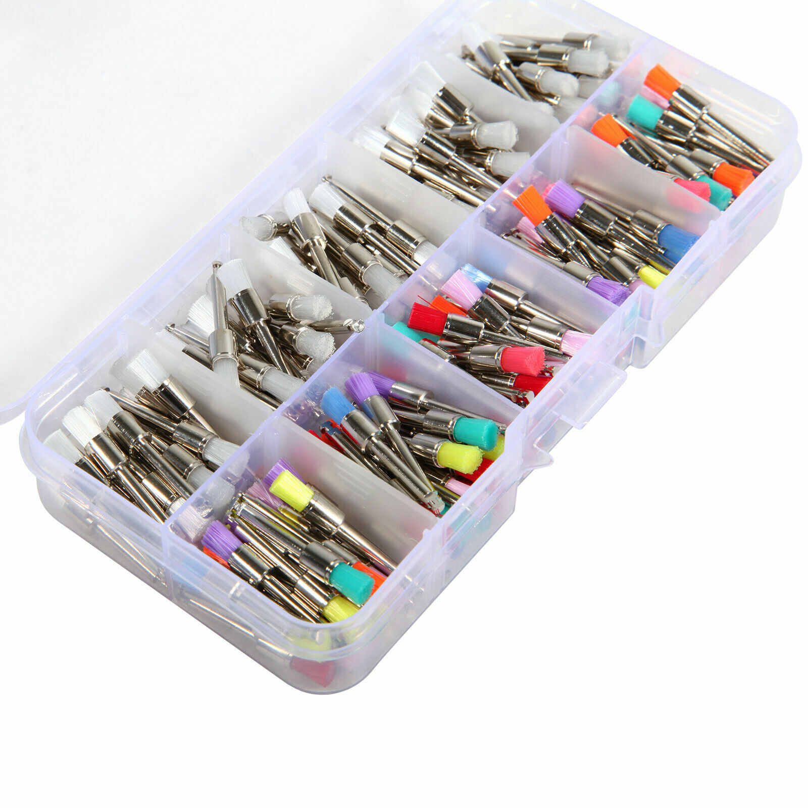 200PCS Mixed Types Dental Prophy Brush Brushes Polishing Polisher Cup Cups #1 u