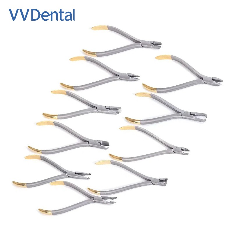 Dental Pliers Orthodontic Forcep Bracket Braces Wire Bending Loop Forming