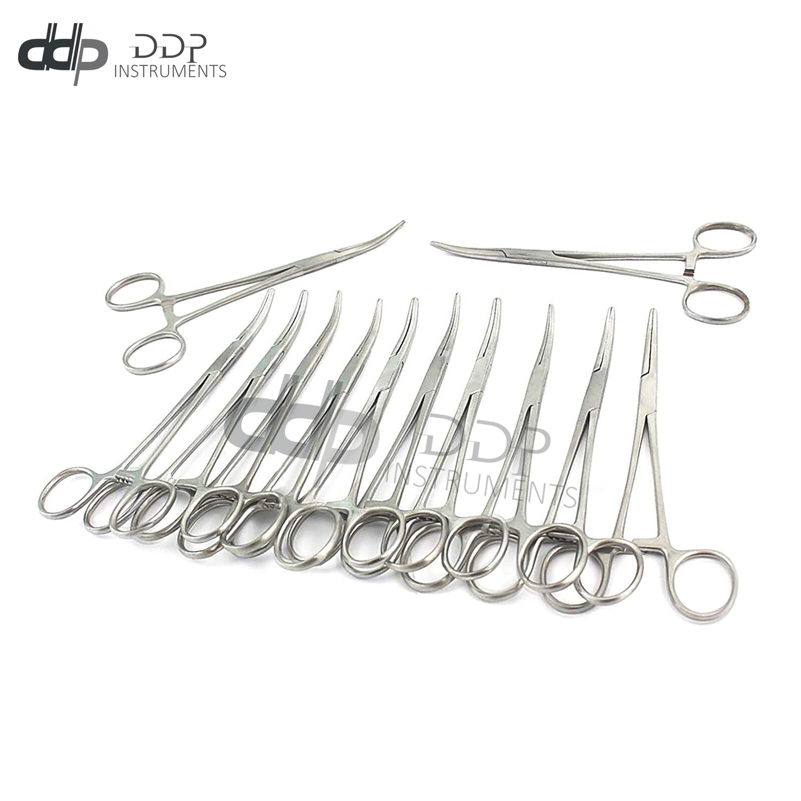 NEW PREMIUM GRADE PACK OF 12 RANKIN CRILE HEMOSTAT LOCKING FORCEPS CVD TIP 5.5″