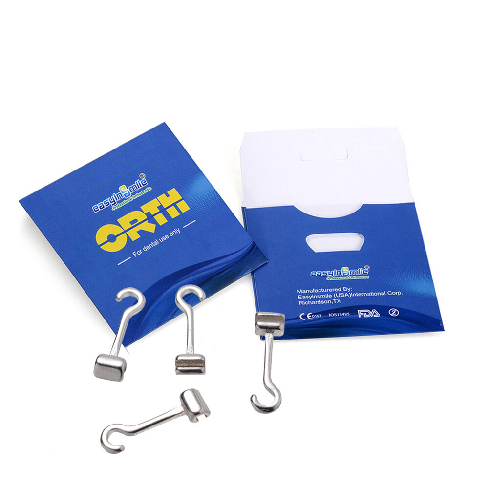 Dental Orthodontic Crimpable Hook Sliding/Spiral Cross/Double Tube For Arch Wire