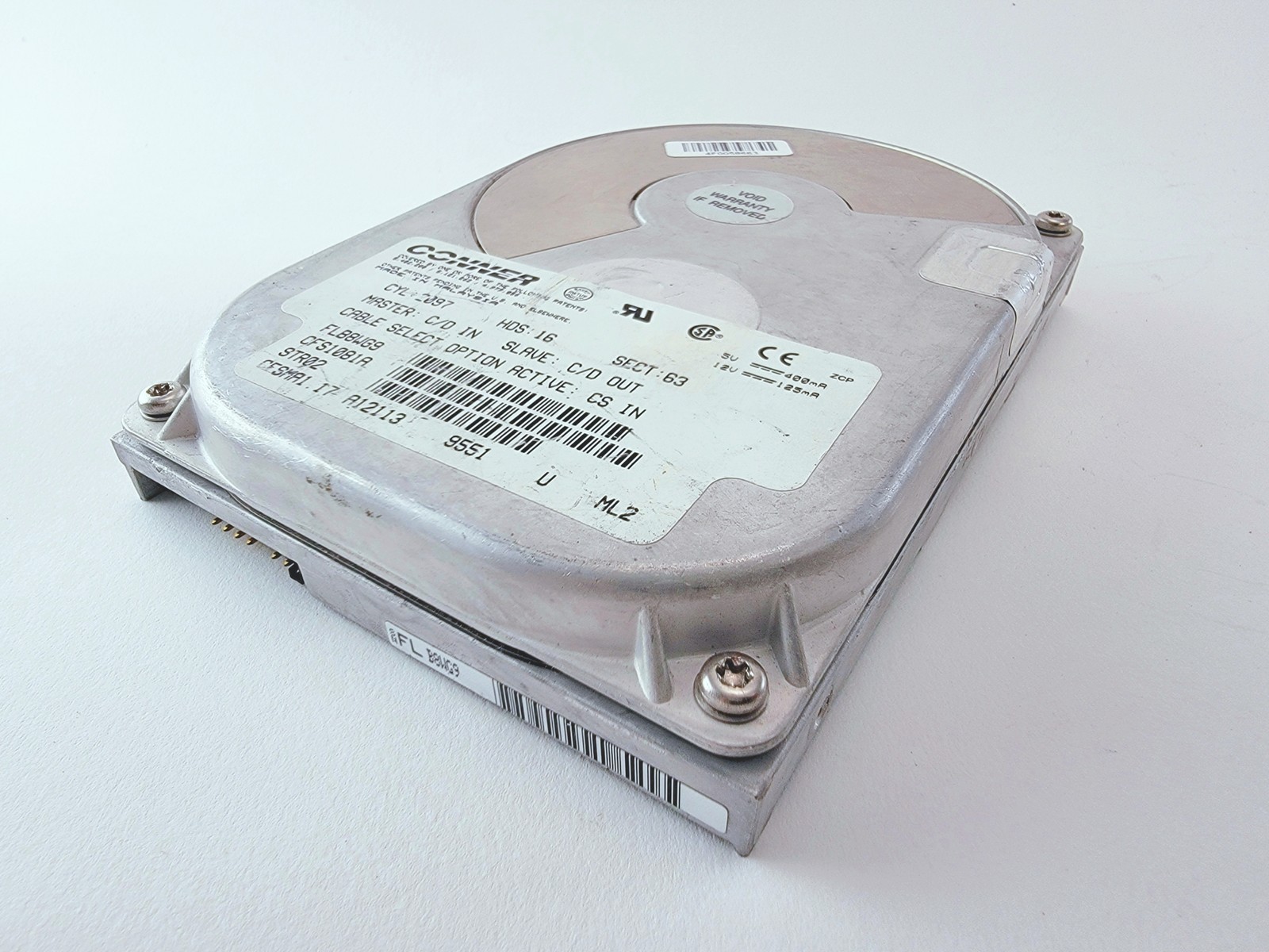 Original Conner CFS1081A Drive USA Seller and Free Shipping