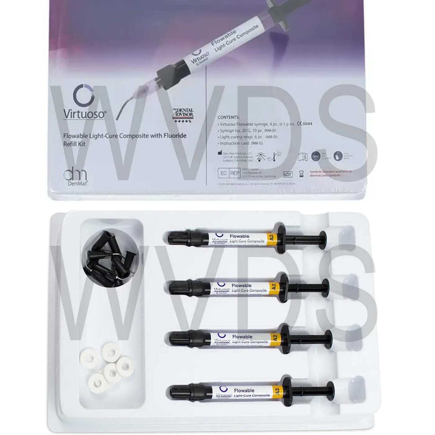 DenMat Virtuoso Flowable Composite A1 / A2 / A3 / A.5 / B1 Refill Kit