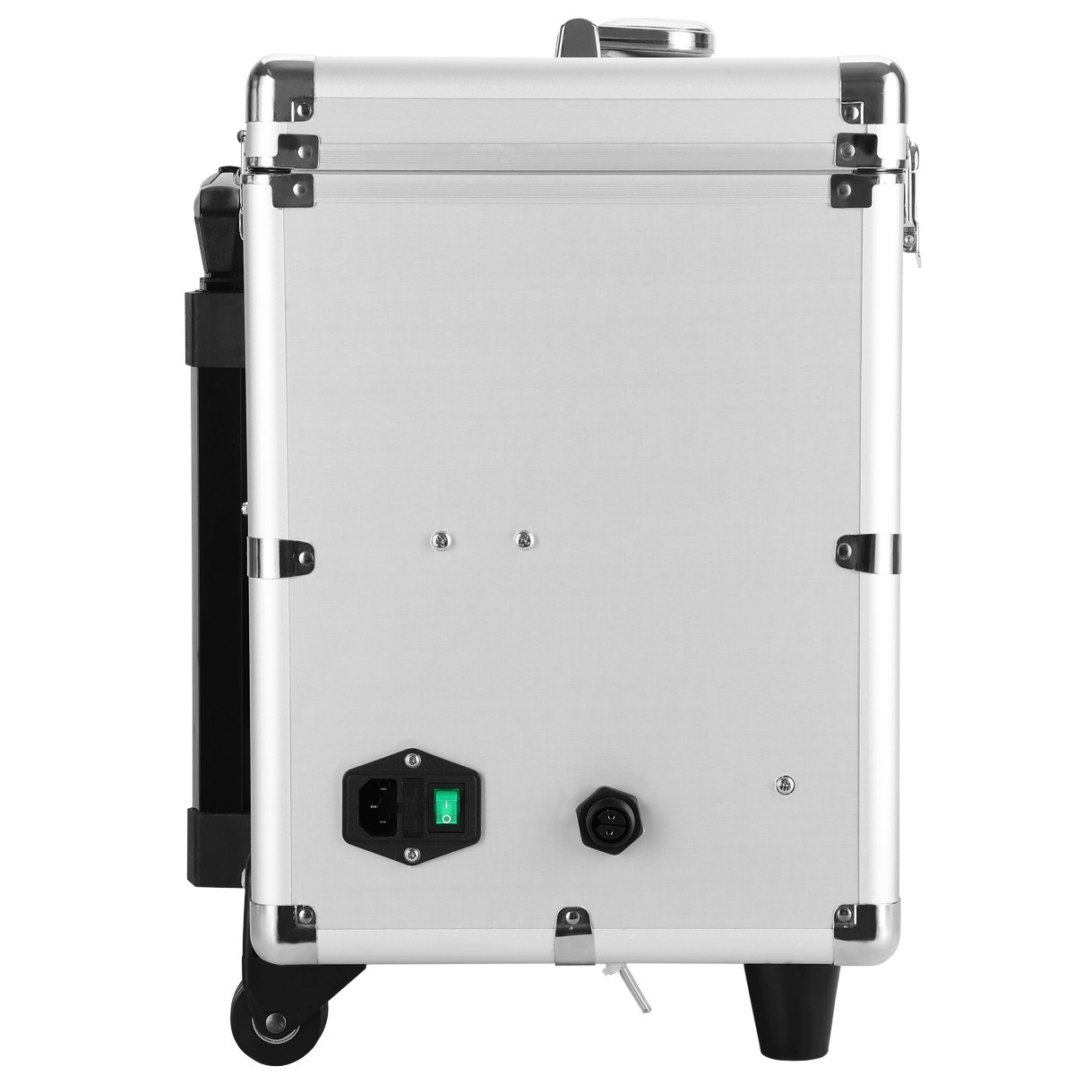 Portable Dental Delivery Unit Rolling Case Air Compressor Syringe Suction 4 Hole