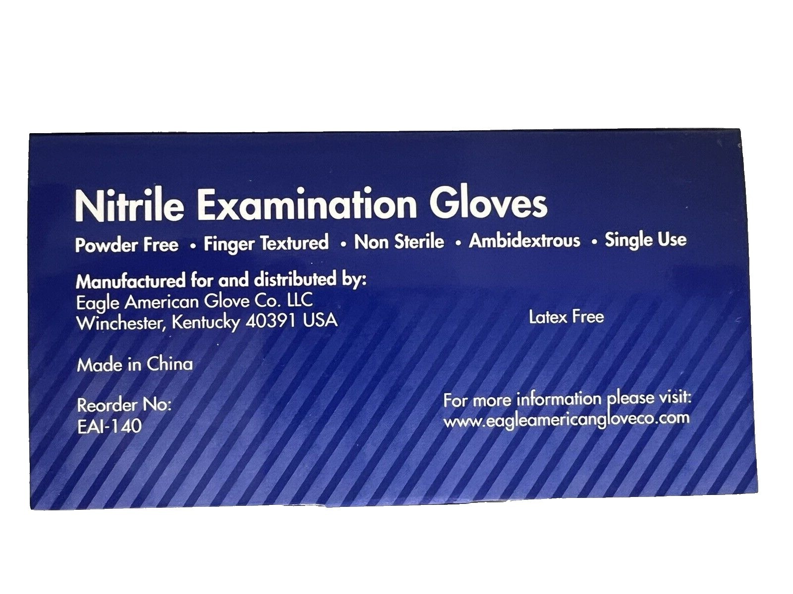 Nitrile Examination Gloves 1000 pc Medium~Non-Sterile Powder Free Textured~P7 05