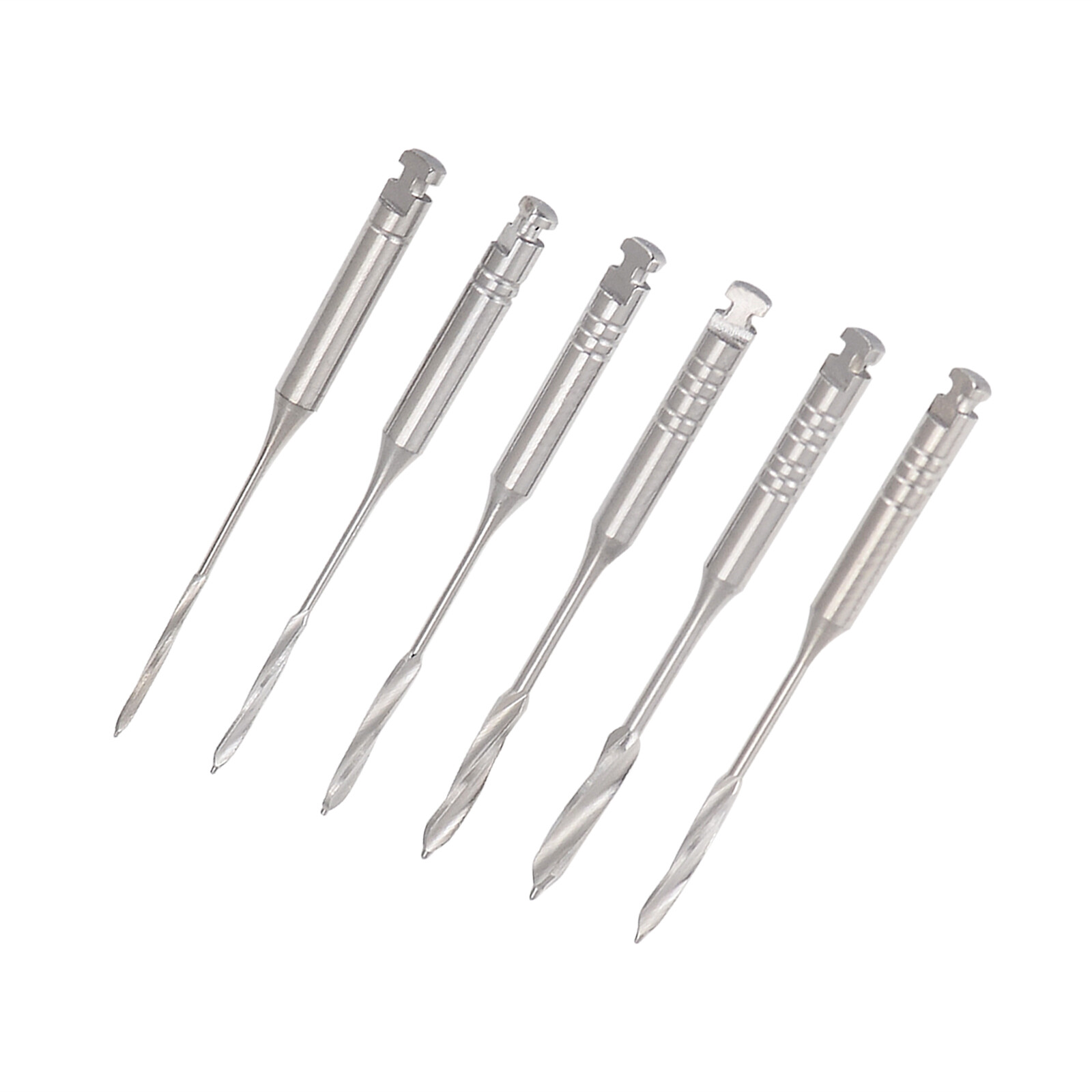 6Pc Dental Endodontic Engine Use Peeso Reamers Gates Drill Stainless Steel 28mm