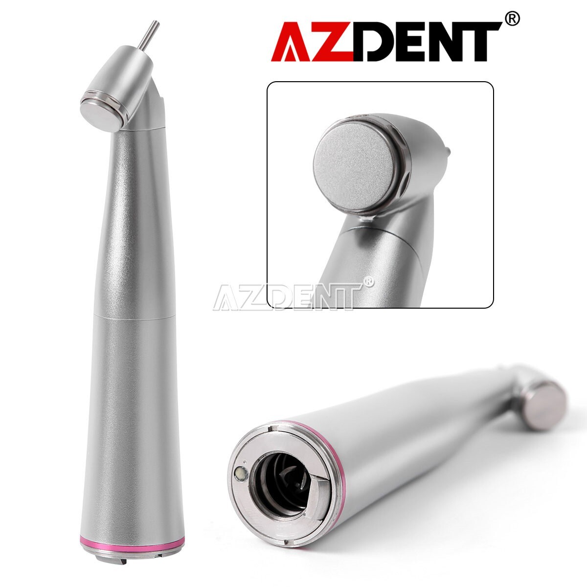 AZDENT Dental Optic Fiber 1:4.2 increasing Handpiece 45°Angle Fit FG 1.6mm