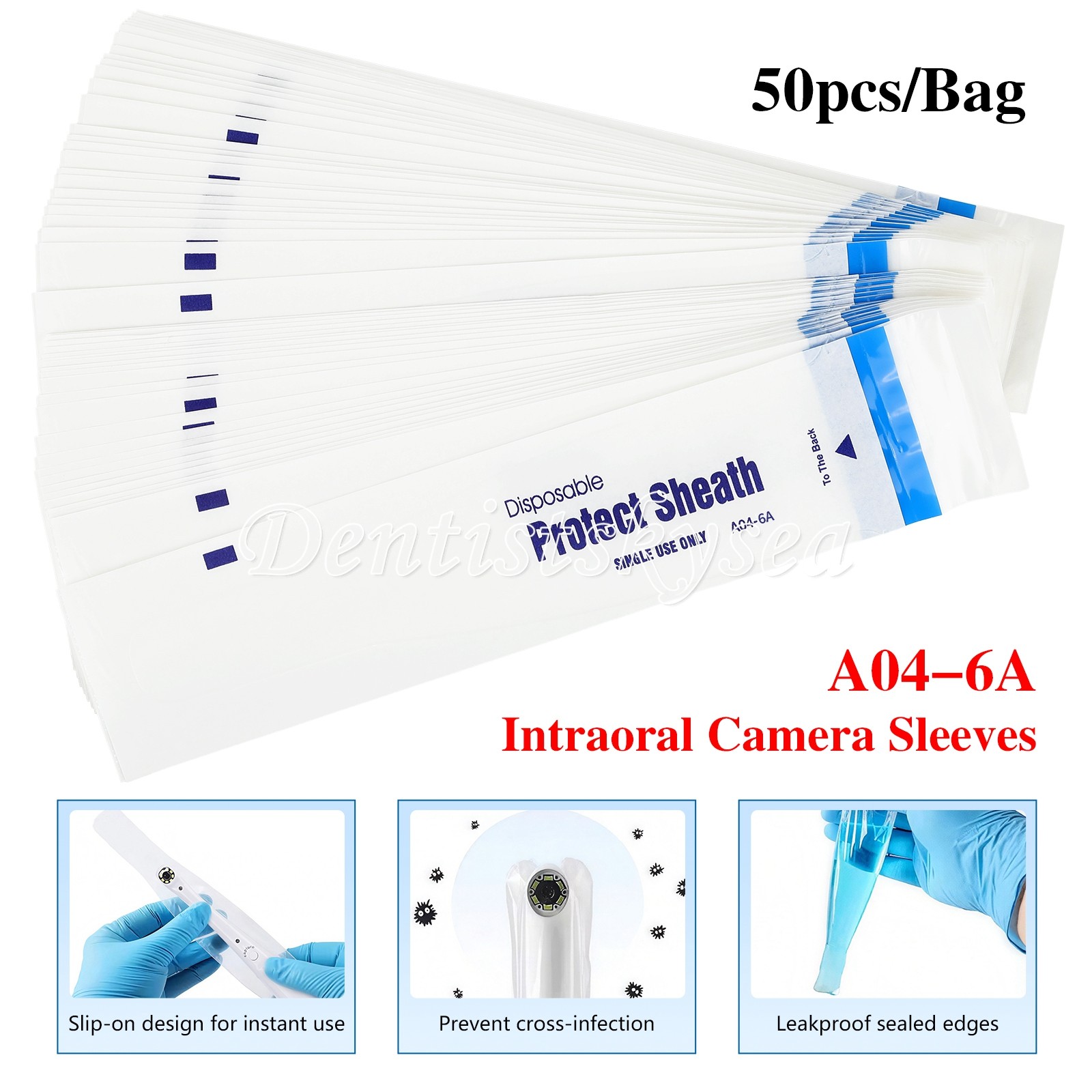 50-2000 PCS Dental Camera Sleeve/Sheath/Cover Disposable for intraoral Camera