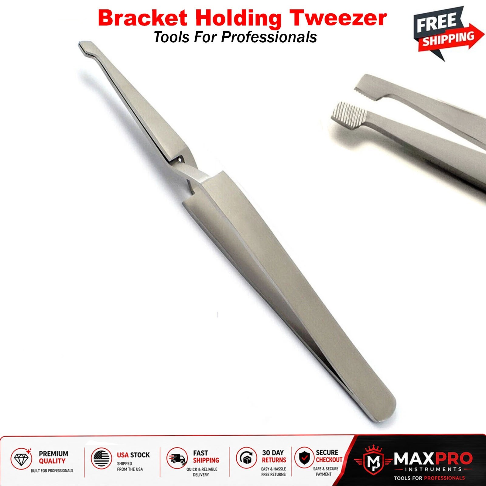 Micro Surgery Dental Instruments TC Needle Holder Forceps Surgical Tweezers NEW