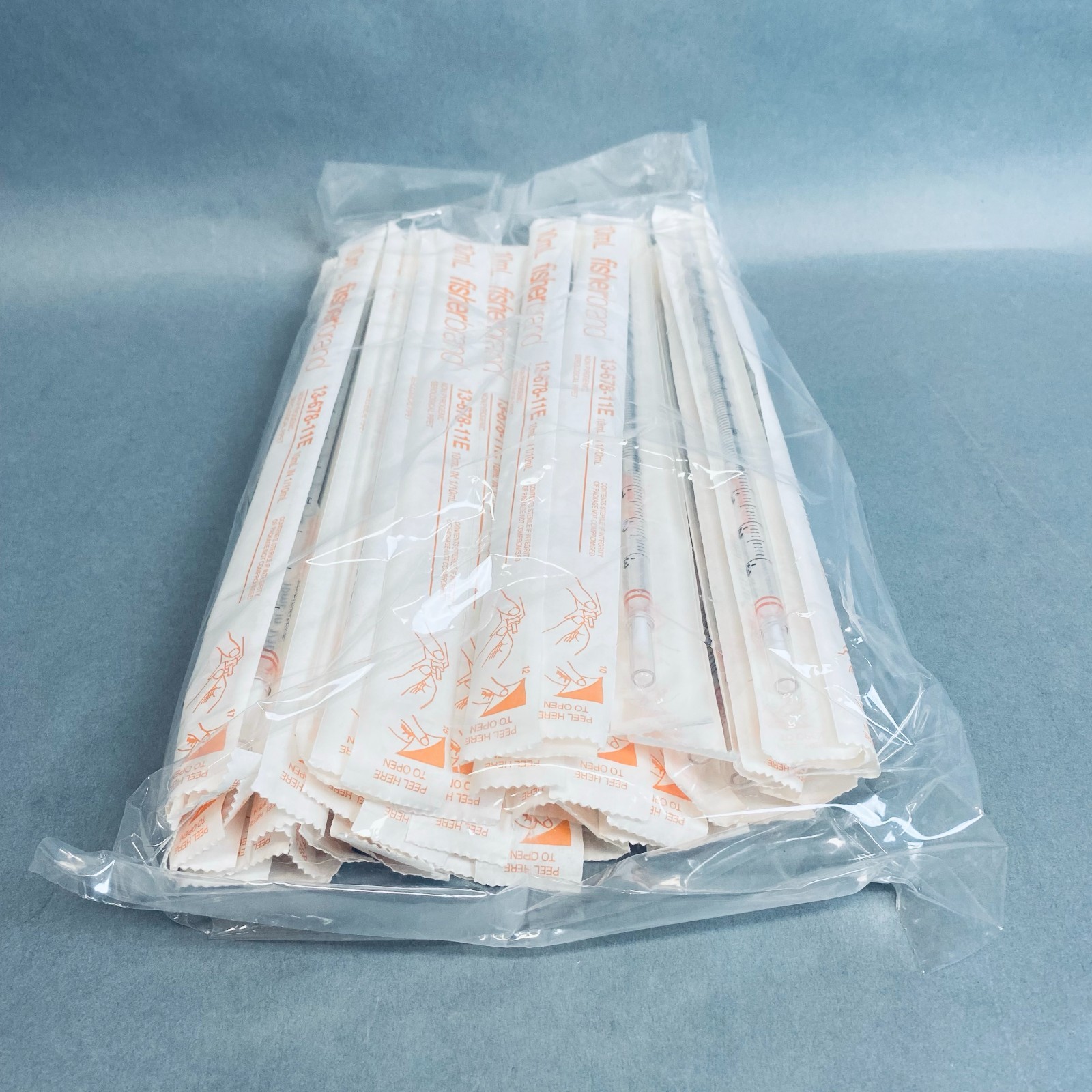 Fisher Scientific Serological Pipette 10 ml Polystyrene Case of 200 Pipettes