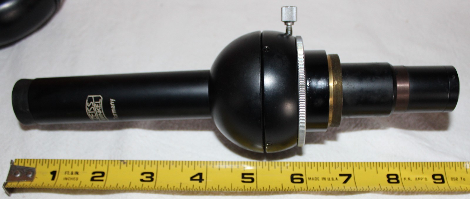 1930’s ZEISS INCLINED BINOCULAR TUBE 294144 + UNKNOWN ZEISS ATTACHMENT