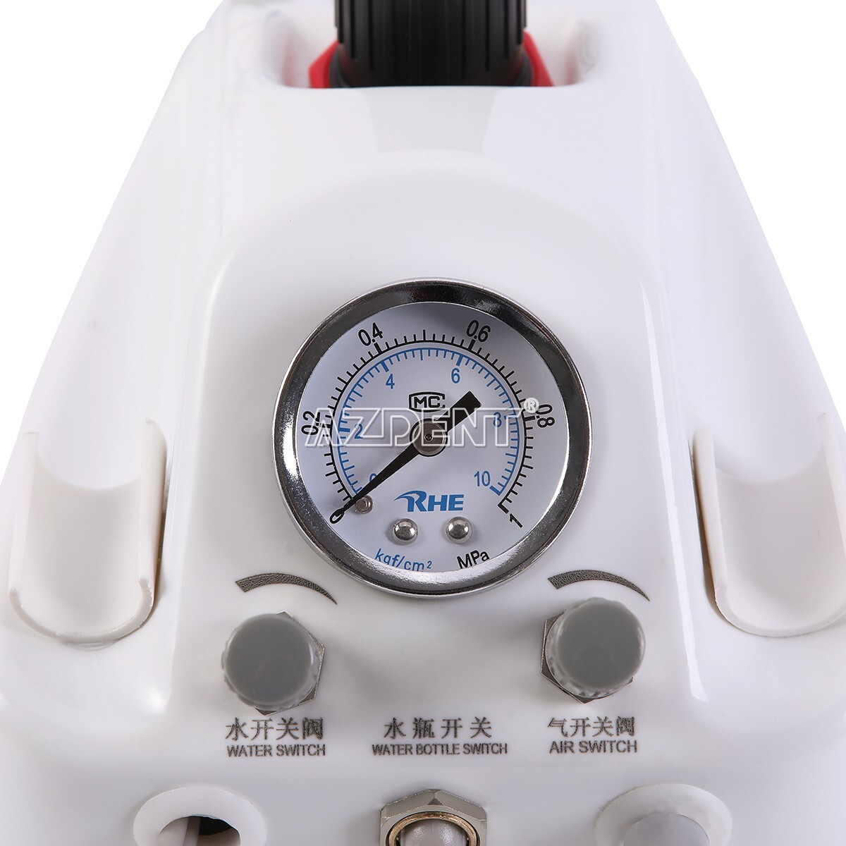 Portable Dental Turbine Unit 4 Holes 3 Way Syringe Work with Air Compressor UPS