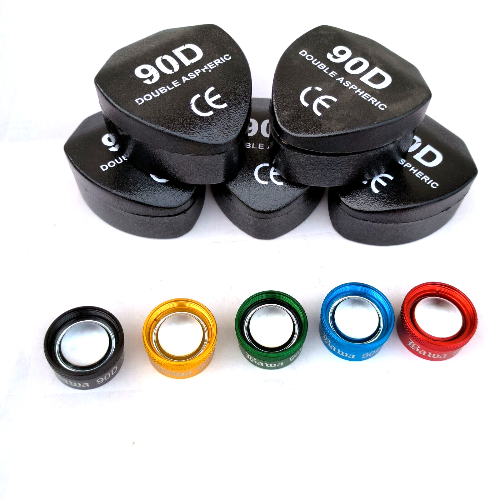 Top Quality Lot Of Five 90D Multicolor Lens For Ophthalmology & Optometry