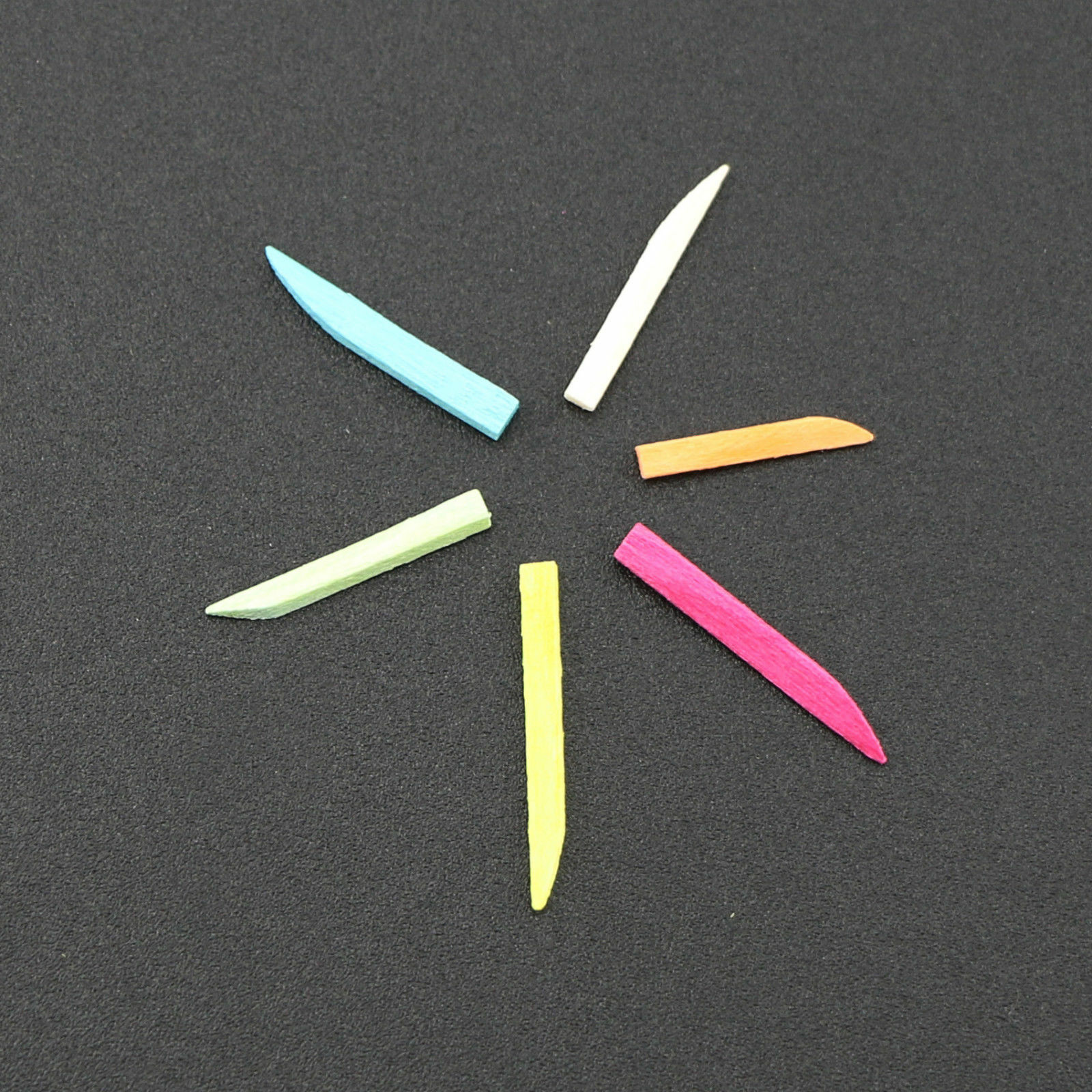 600 Pcs Dental Interdental Composite Contoured Wooden Wood Wedges