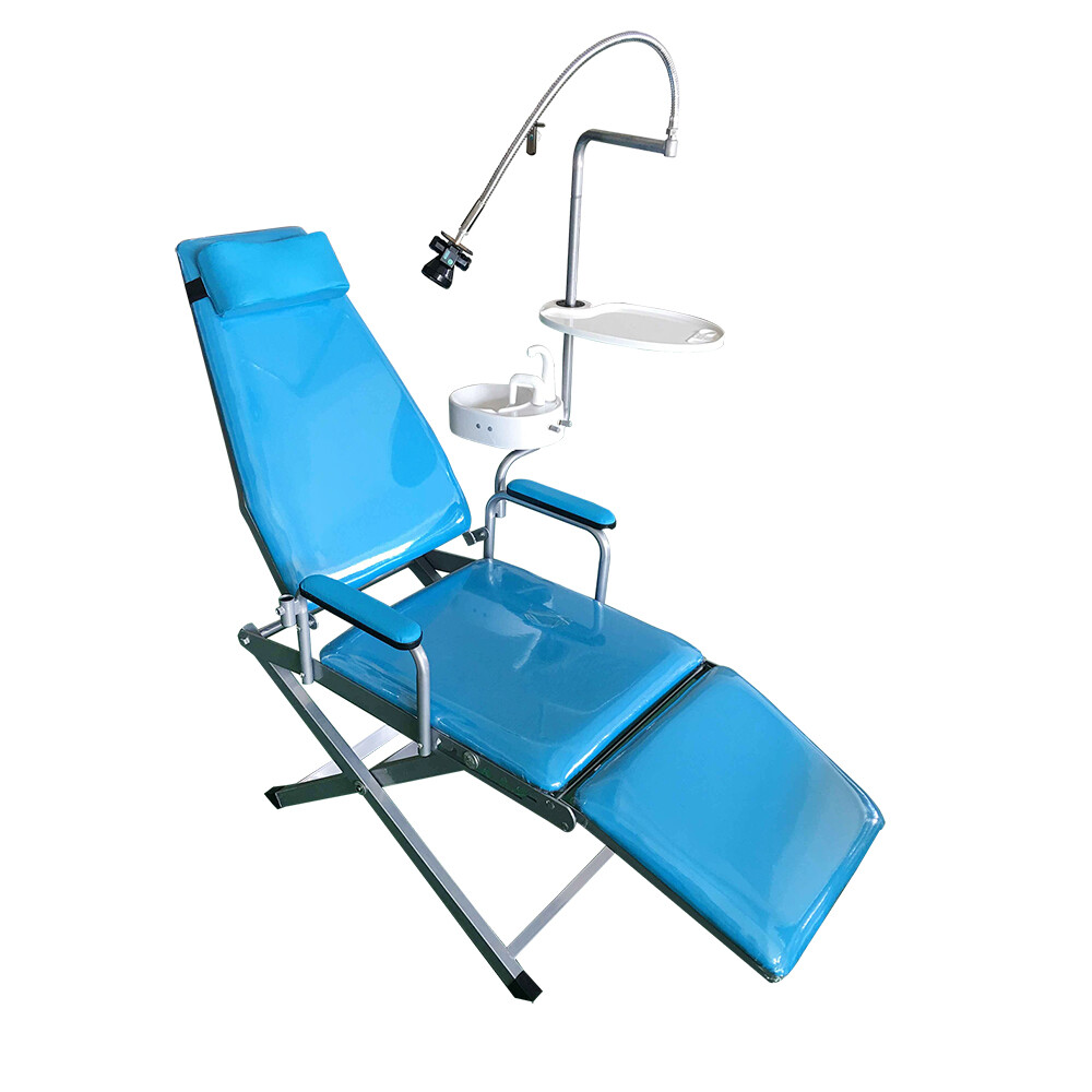 Dental Portable Mobile Delivery Unit Suction Rolling Case 4H Compressor /Chair