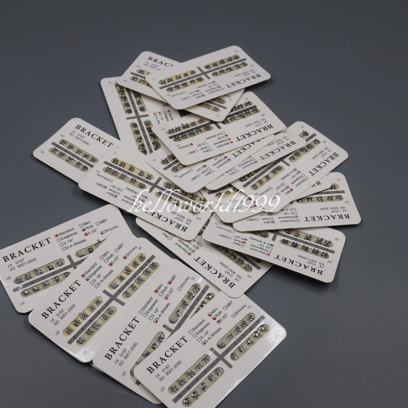 Dental Mini Roth .018 Slot 3-4-5 Hooks Orthodontic Metal Brackets Braces 50 Sets