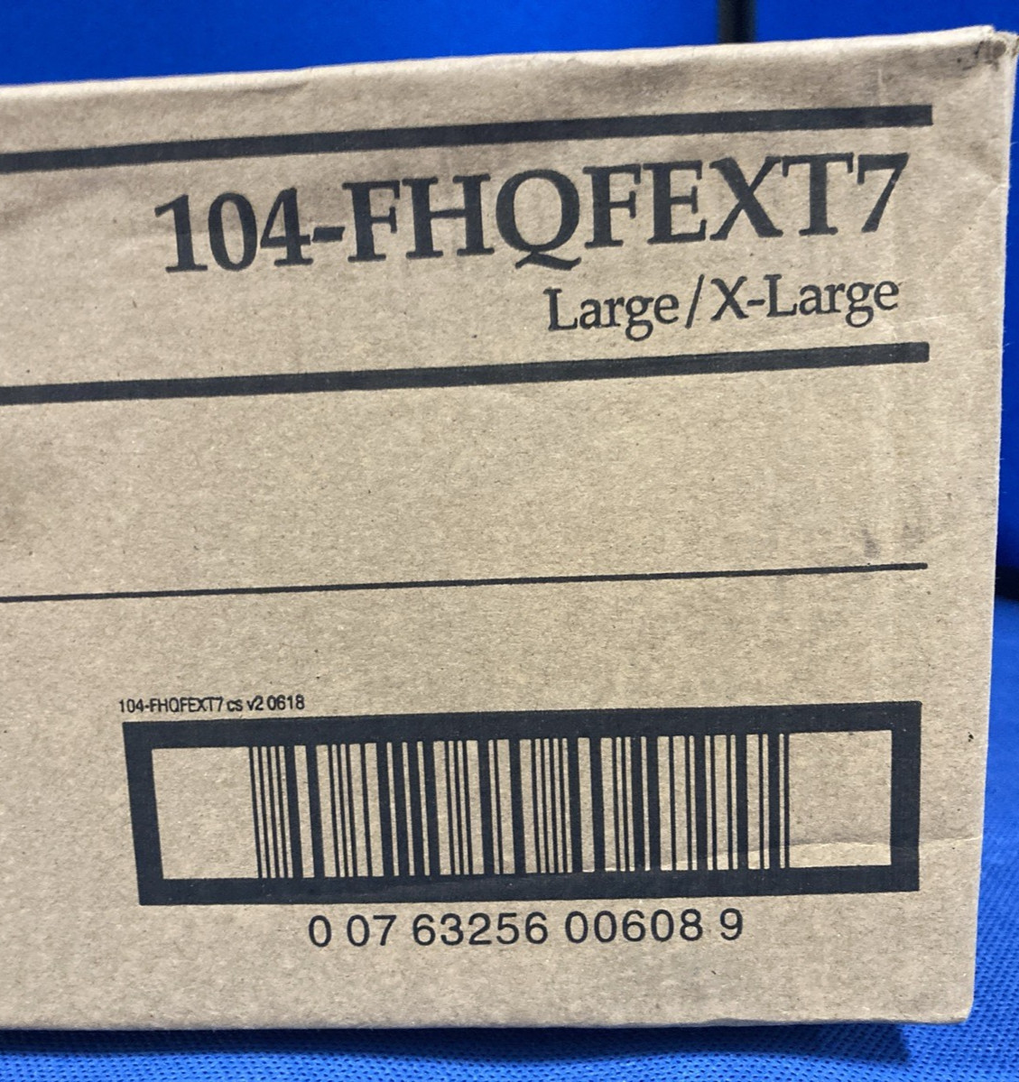 FOODHANDLER QuickFit Blue Poly Gloves, 200/Pack/, 2000 Case, 104-FHQFEXT7 L/XL