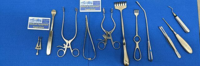 Set of Neurological and Spinal Surgical Instruments