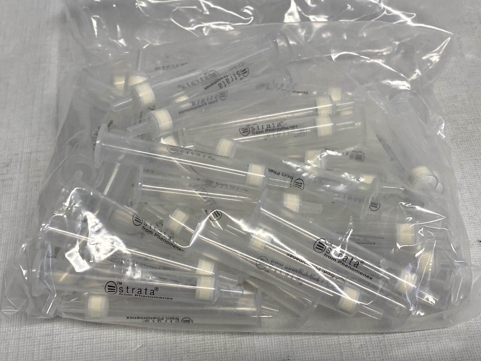 (49) PHENOMENEX Strata-XL-AW 100um Polymeric Weak Anion 3mL Tubes 8B-S051-UBJ