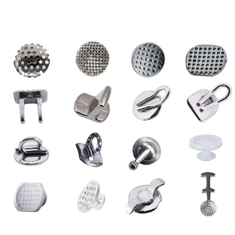 32Models Dental Orthodontic Bondable Lingual Buttons Round/Rectangular Base