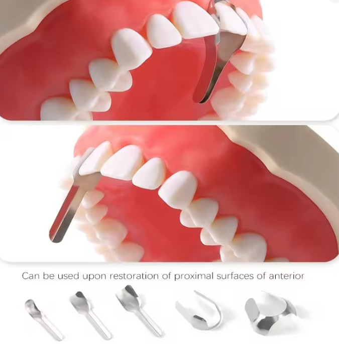 Dental Matrix Bands Sectional Contoured Twin Matrices Proximal Anterior Strips