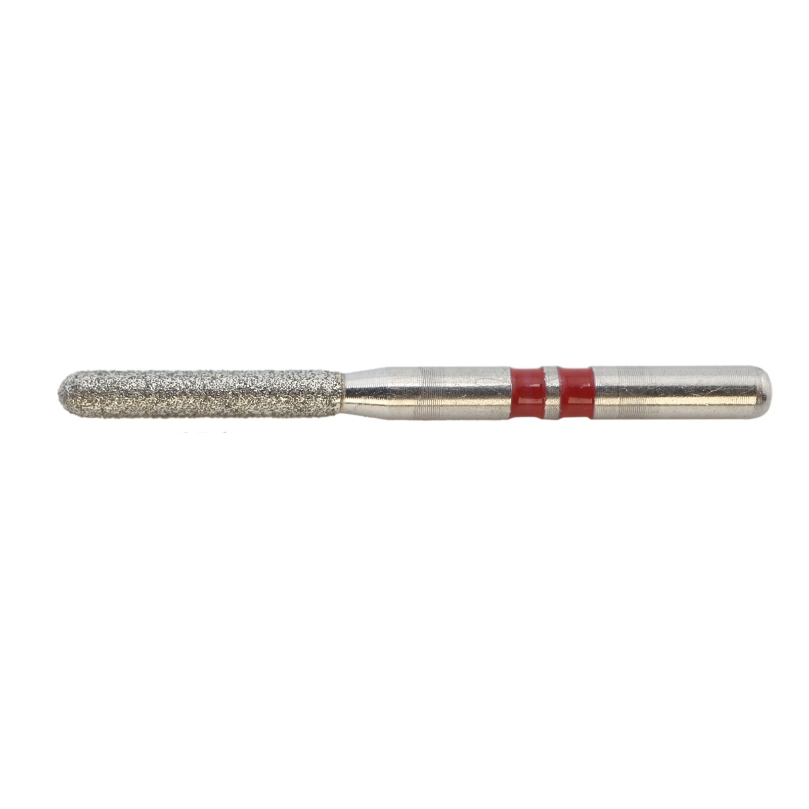 Zirconia Cutting Burs Diamond FG Z881/014F Round End Cylinder Fine Grit Red