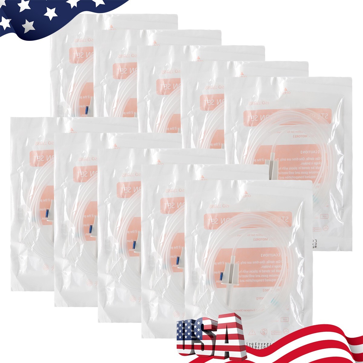 10X Dental Implant Surgery Irrigation Tubing Tube Fit COXO/AZDENT Motor USA