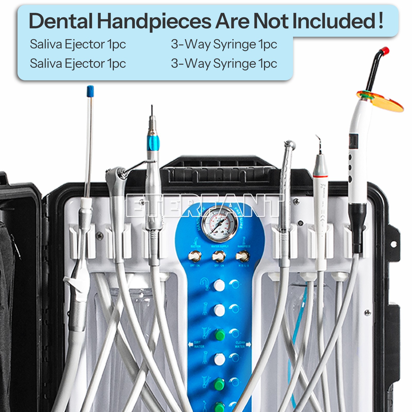 Dental Unit Air Compressor Curing Light Scaler 4H/Mobile Suction/Turbine Unit 4H