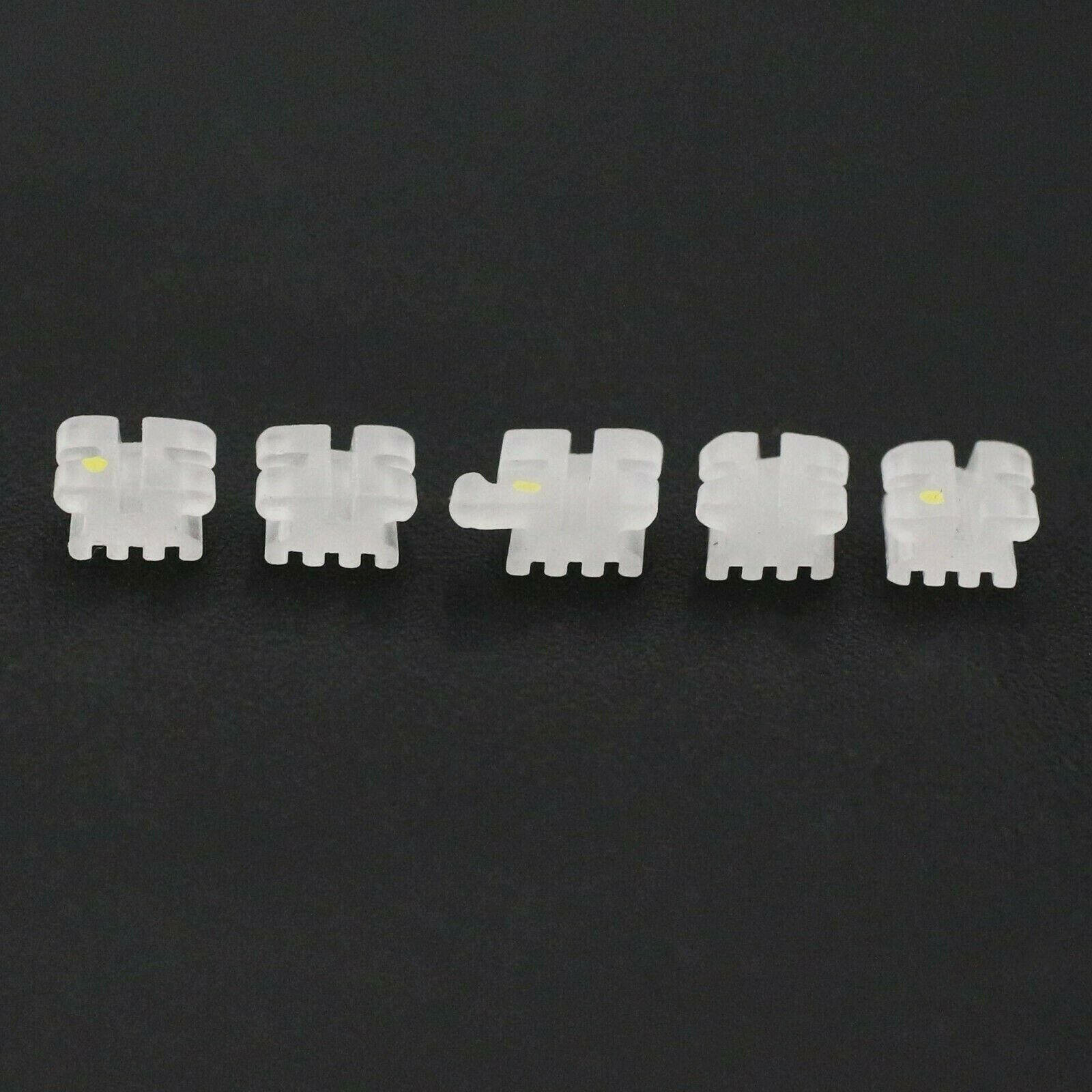 Dental Ceramic Brackets Orthodontic Mini Clear Braces MBT/ROTH 022 345 Hook
