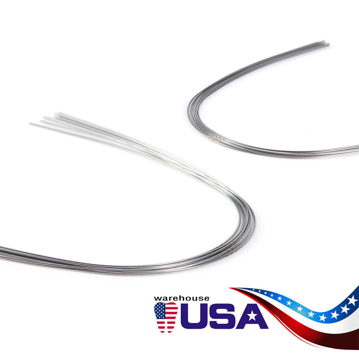 AZDENT Dental Orthodontic Super Elastic Niti Round Arch Wires Ovoid 10pcs/pack