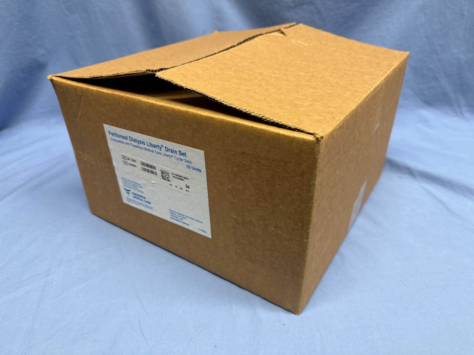 Box Of 7 Sealed Sets (Open Box) Peritoneal Dialysis Liberty Drain Set 026-20226